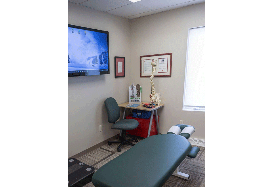 Our private examination room