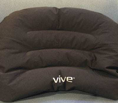 lumbar back pillow for back pain relief. 