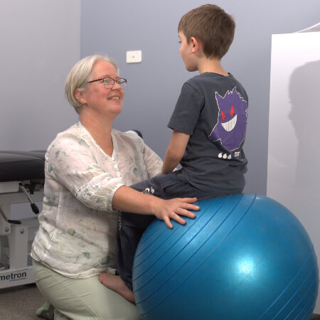 Canberra chiropractor and little boy