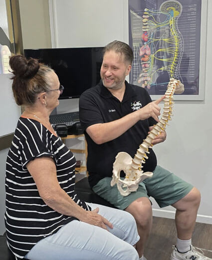 Doctor and patient in discussion