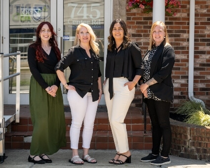 WNY Spinal Solutions staff standing outside of office