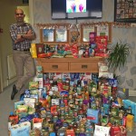 The results of the christmas food drive 2015