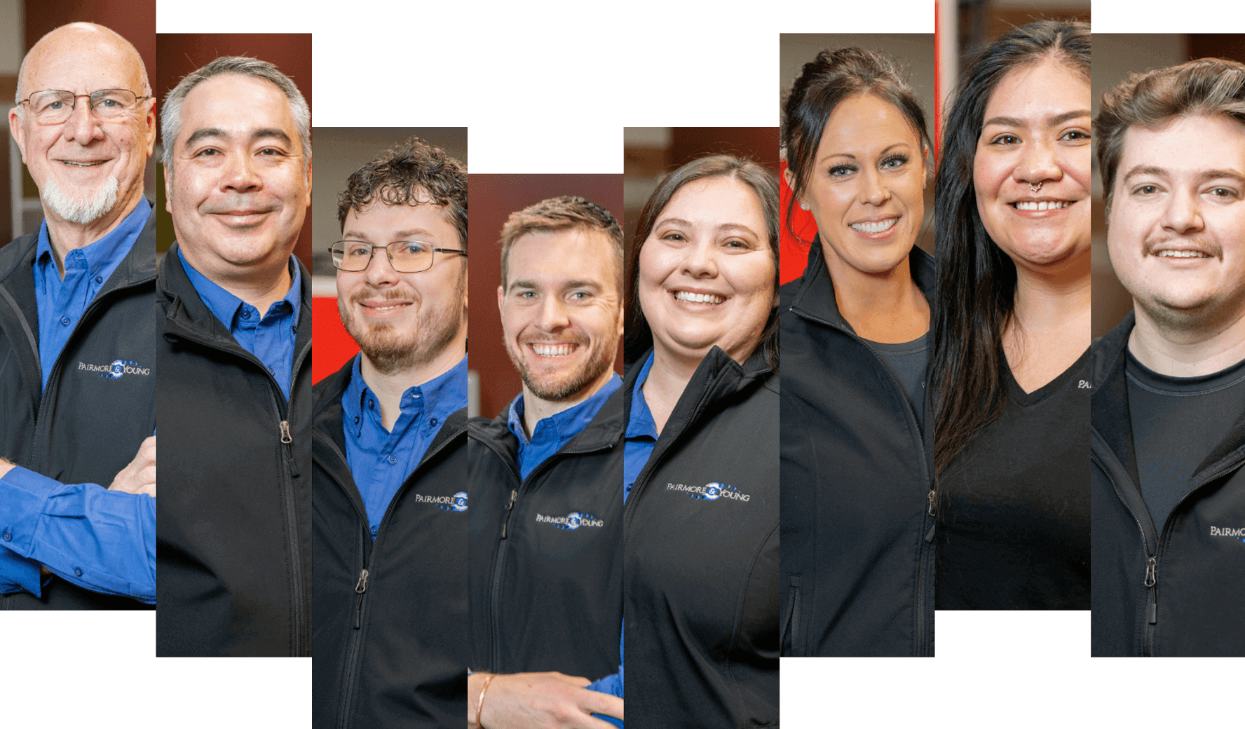Photo collage of the Pairmore & Young: Synergy Chiropractic team