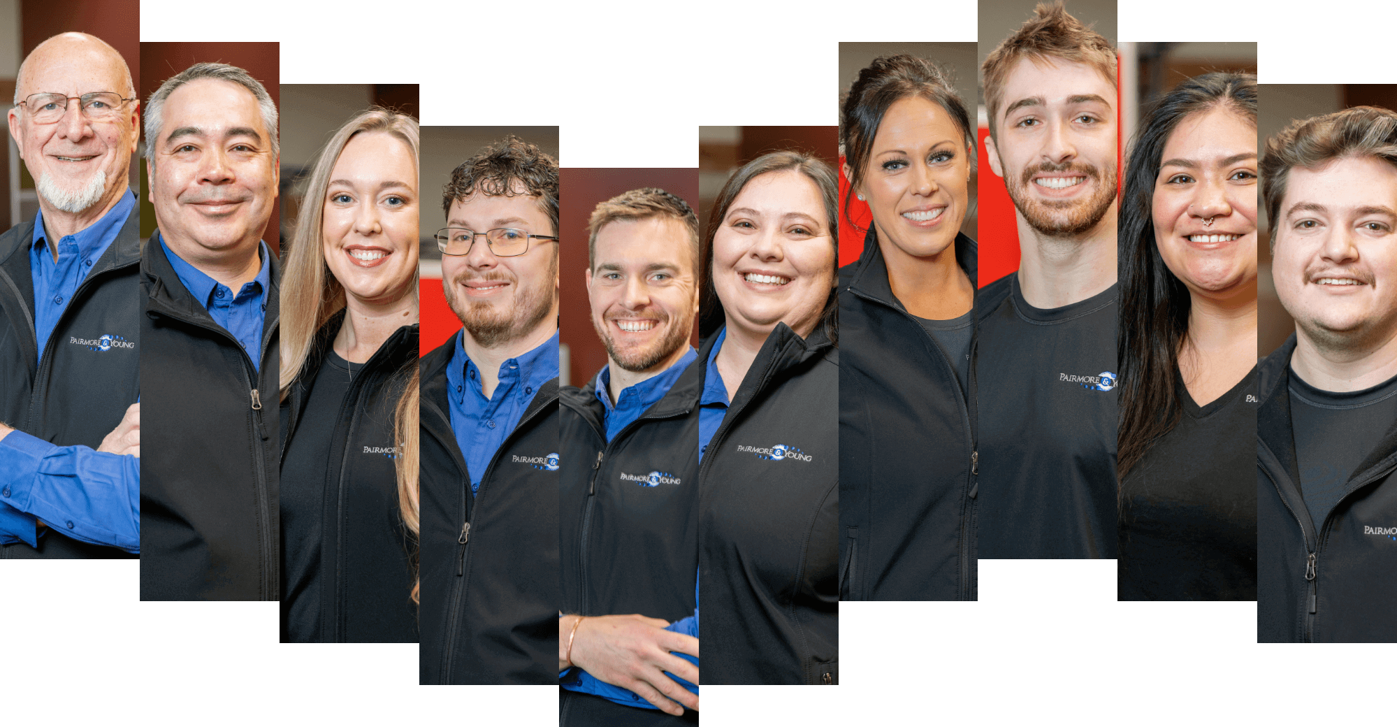 Photo collage of the Pairmore & Young: Synergy Chiropractic team