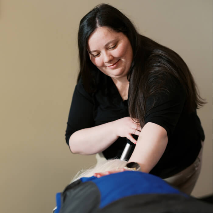 Atlas Orthogonal treatment for female patient at Pairmore & Young: Synergy Chiropractic