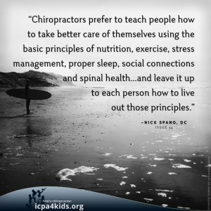 Quote about chiropractic