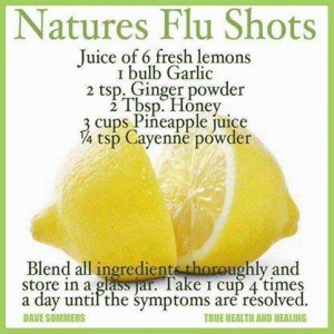Natures Flu Shots.