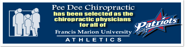 Pee Dee Chiropractic has been selected as the chiropractic physicians for all of Francis Marion University Athletics