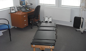 Forest Hall Chiropractic Clinic adjustment room
