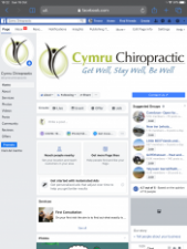 Cymru Chiropractic Facebook Page