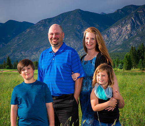 Photo of Dr. Dale and family