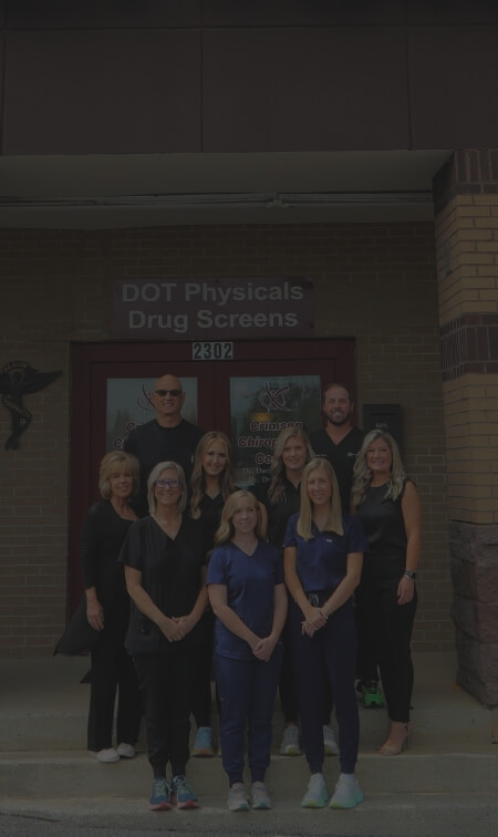 Chiropractic team outside building