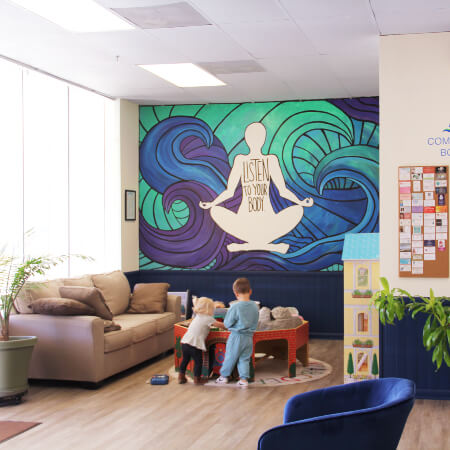 Wave of Life Chiropractic patient waiting room