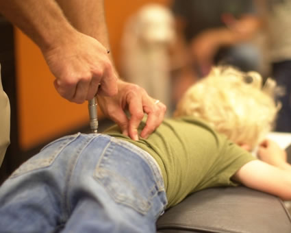 Child getting adjustment