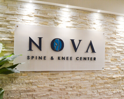 Nova Spine & Knee Center sign