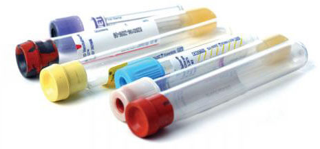 Blood testing vials