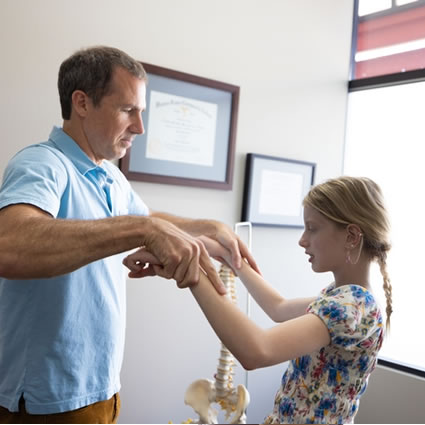 Doctor with child