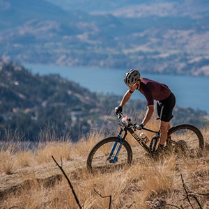 Payson riding a bike