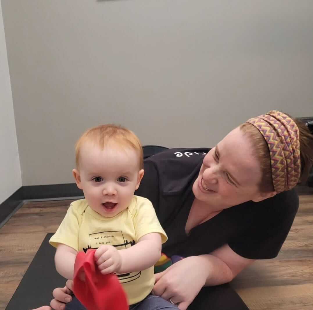 baby receiving pediatric chiropractic