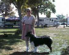 Patient and her dog