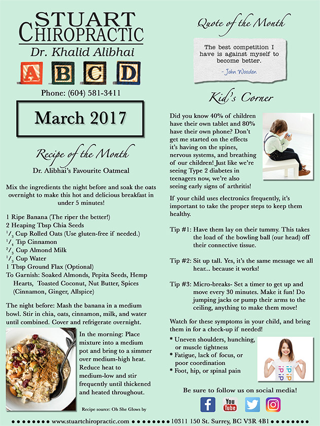 March 2017 Newsletter