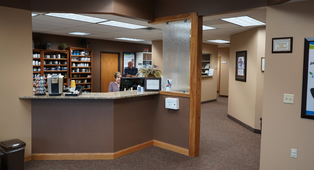 Hoganson Chiropractic Center reception area