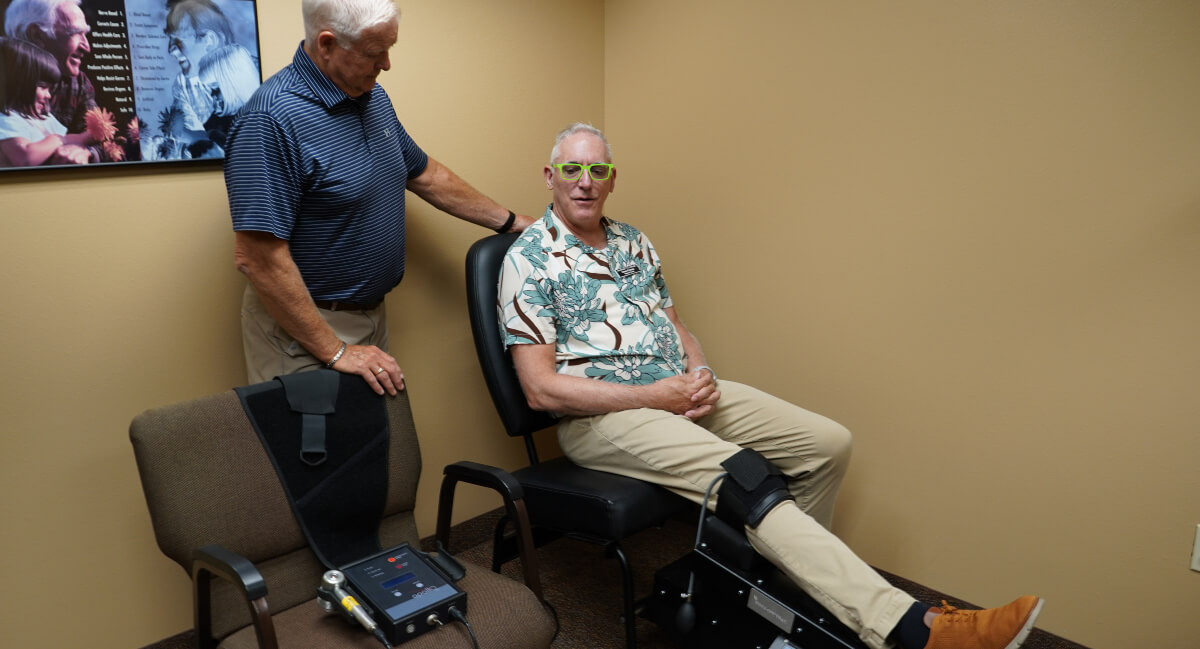 Marshall patient treated with Knee on Trac