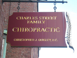 Charles Street Family Chiropractic sign