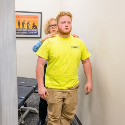 checking posture