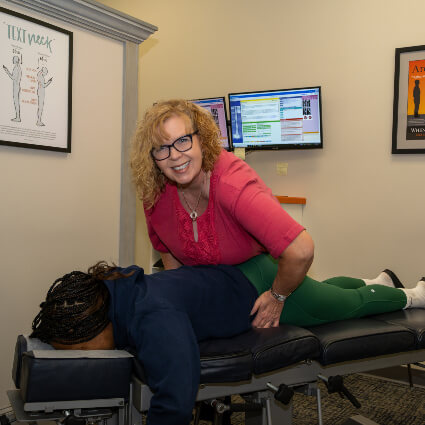 smiling during adjustment