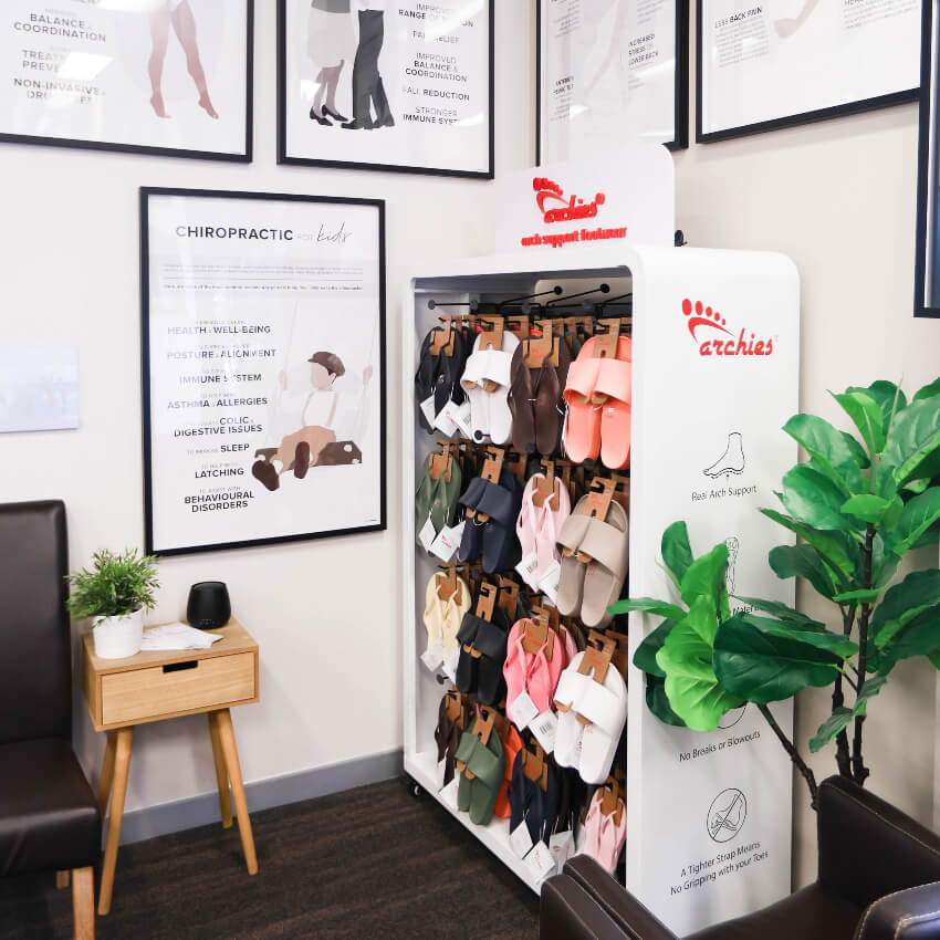 archies footwear display