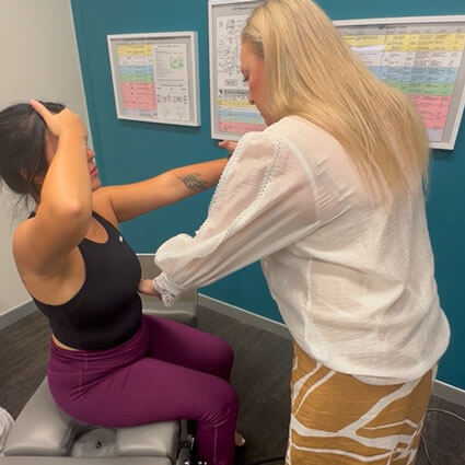 Neuro-Emotional Technique used on patient