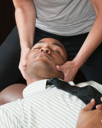 Male patient treated with Blair and Atlas Orthogonal