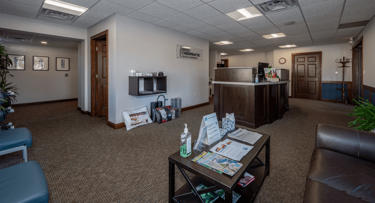 Davis Chiropractic Health & Wellness, P.A. patient waiting room