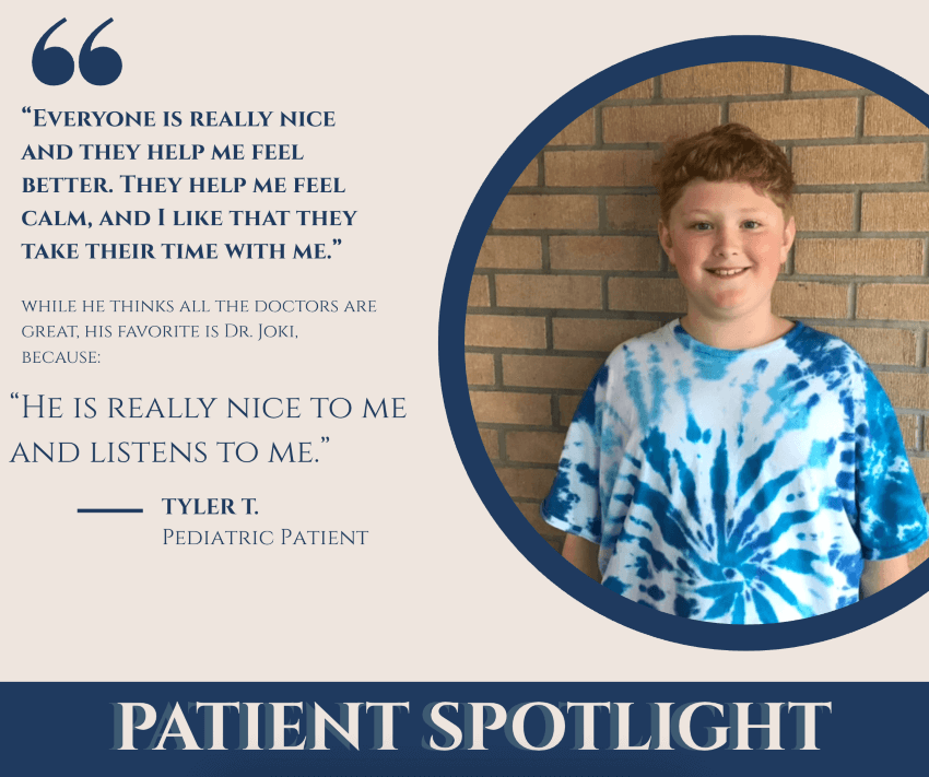 Testimonial from Tyler