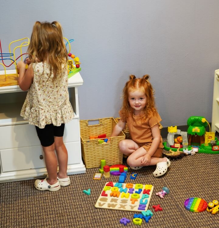 kids playing in our waiting area