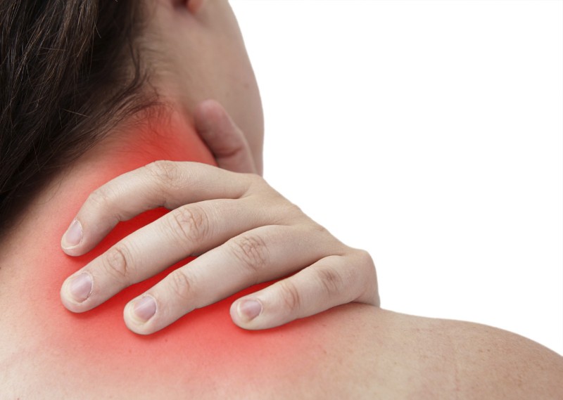 Neck and shoulder pain are common after a car accident