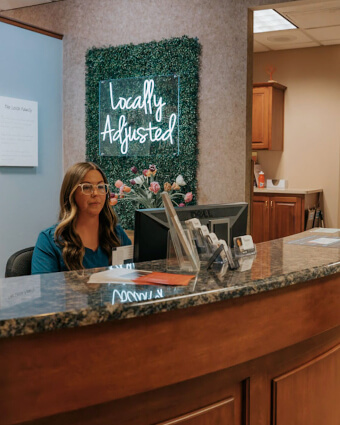 Fletcher Chiropractic front desk