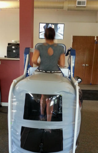 Back View of Alter G