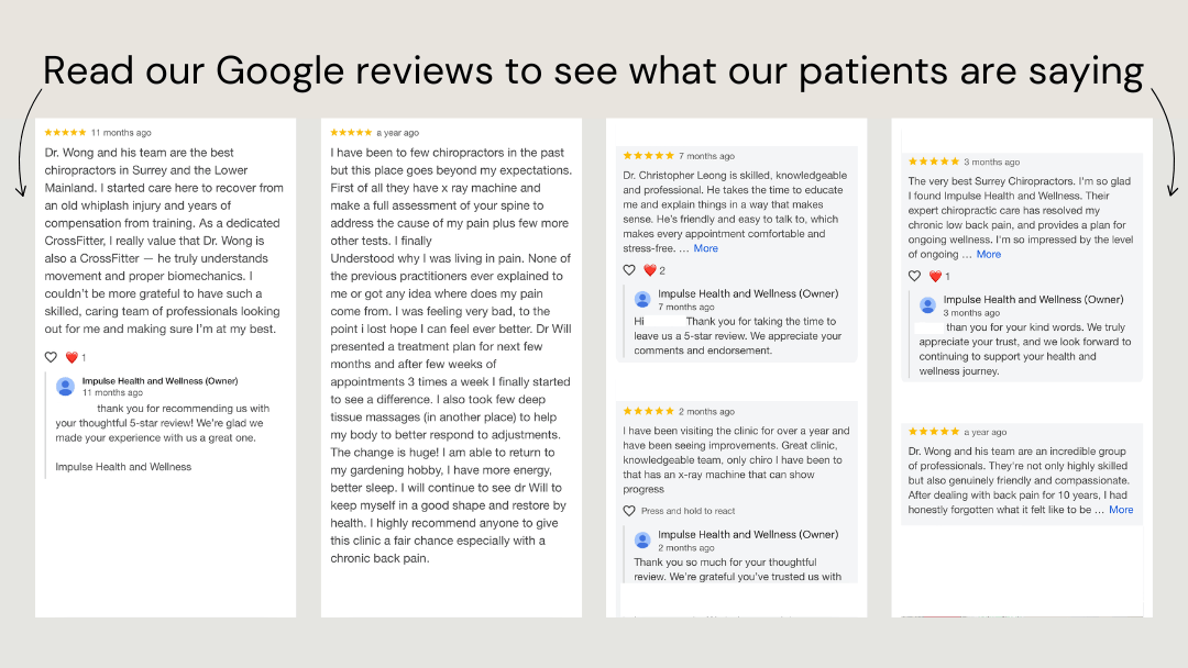 Why Do Some Chiropractic Clinics in Surrey Receive Strong Patient Reviews?
