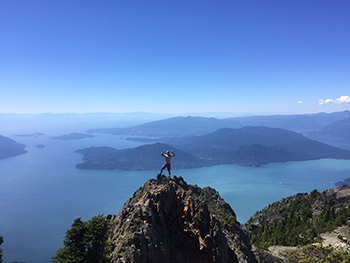 Dr. Leong Climbing Brunswick Mountain