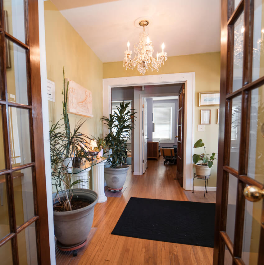 our office waiting area