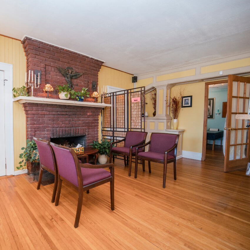 our office waiting area