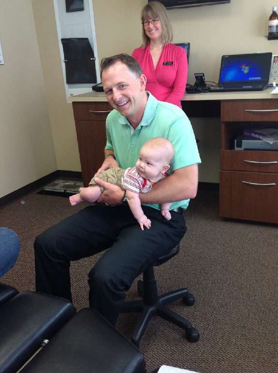 Dr. Brisbin baby chiropractic