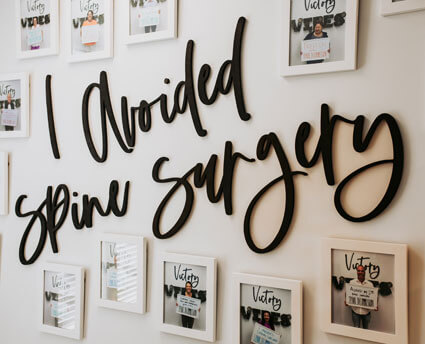 I avoided surgery wall decor