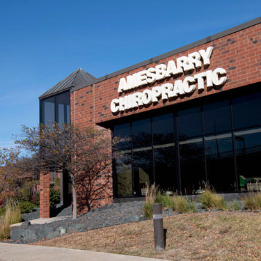 Amesbarry chiropractic clinic office front