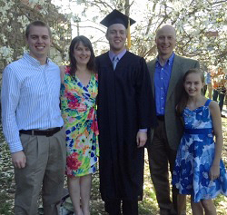 Dr. Bob Ashton and his family