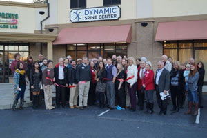 Ribbon cutting ceremony at Dynamic Spine Center in Peachtree City