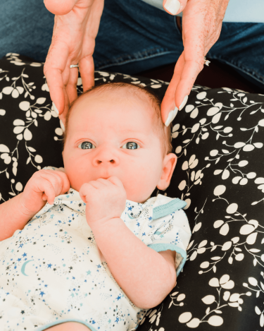 adjusting baby