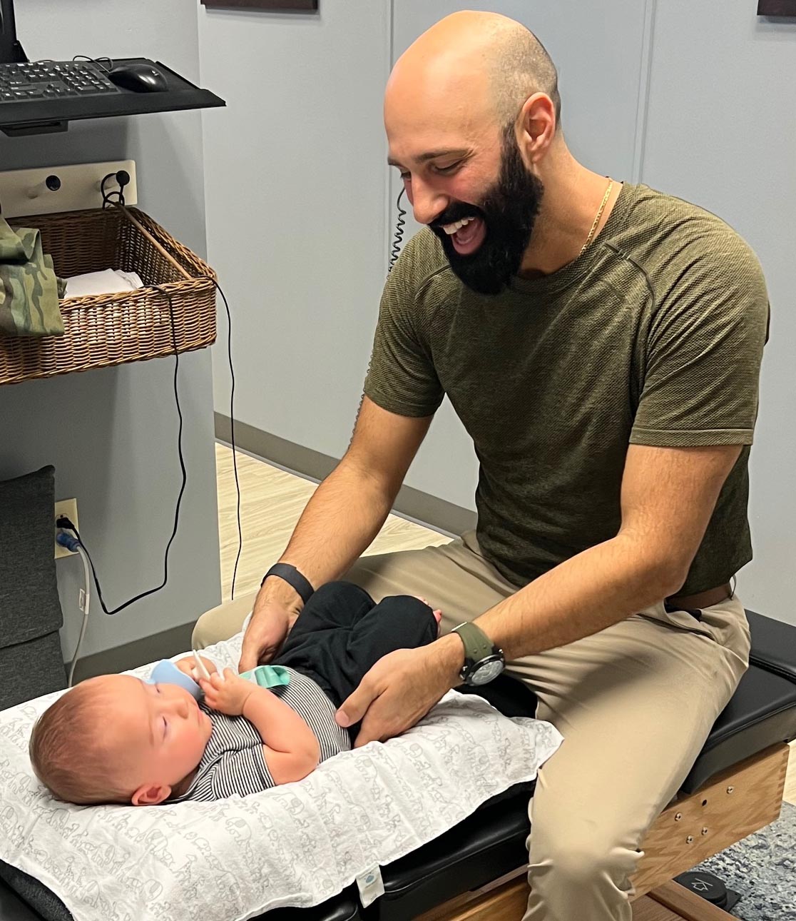 chiropractor-and-baby